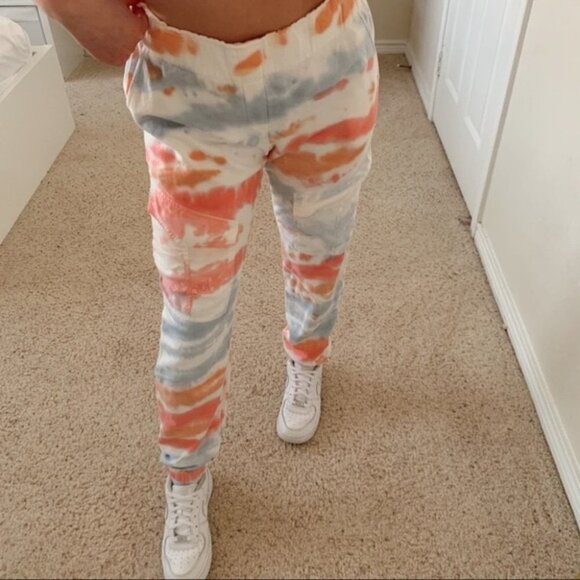 Young Fabulous & Broke YFB Tie  Dye Joggers pockets - Picture 11 of 14